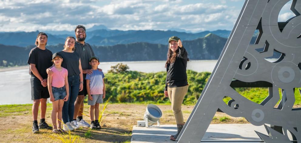 Tipuna Tours at Cooks Cove Lookout. PHOTO: SUPPLIED