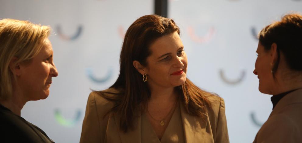 Finance Minister Nicola Willis at a Queenstown Business Chamber of Commerce function yesterday....