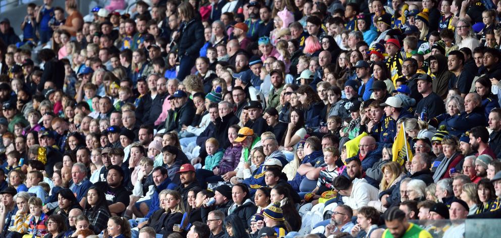 A cross section of New Zealand at the rugby. PHOTO: ODT FILES