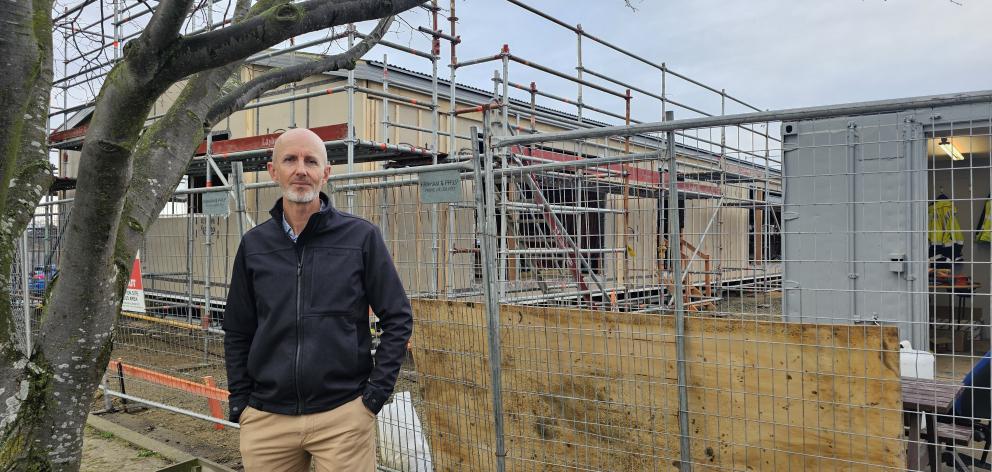 Sacred Heart Primary School principal David Armstrong is looking forward to having a new block of...