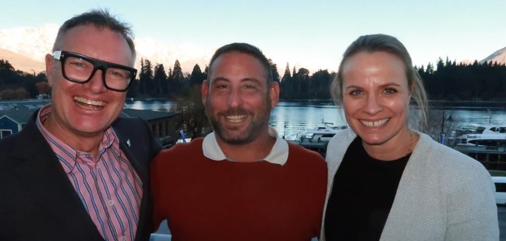 Travel Foundation CEO Jeremy Sampson, centre, with DQ CEO Mat Wood and marketing & comms director...