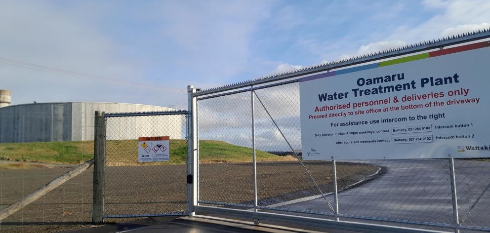 Oamaru Water Treatment Plant, operated by Waitaki District Council. PHOTO: JULES CHIN