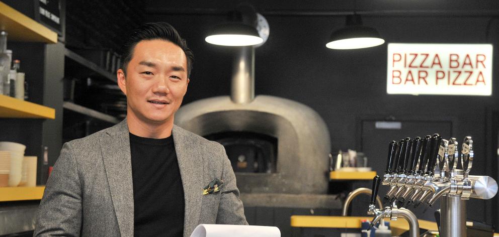 Andre Shi, of Dunedin, has bought Pizza Bar in Stuart St. PHOTO: LINDA ROBERTSON