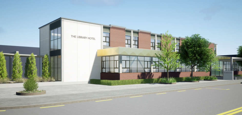 A concept image of the proposed hotel. Image: PRau