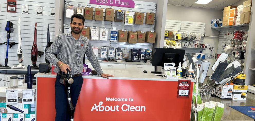 Managing director Rohit Arora owns and operates the only Christchurch branches of About Clean...
