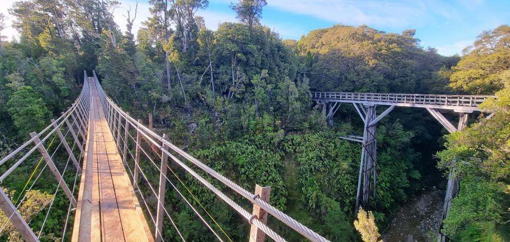 The new 58m Edwin Burn swing bridge is another option to walk the burn than the neighbouring...