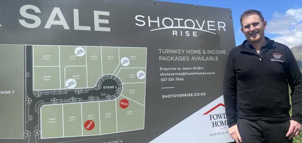 Shotover Rise co-developer Jason McGirr. PHOTO: PHILIP CHANDLER