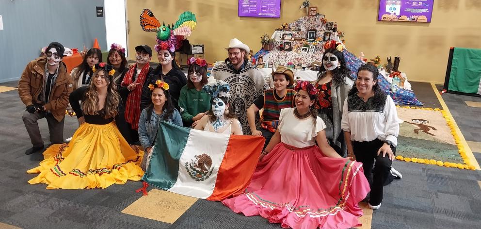 Paetara Central was decorated in vibrant colours for the Wānaka Mexican community’s Dia de los...