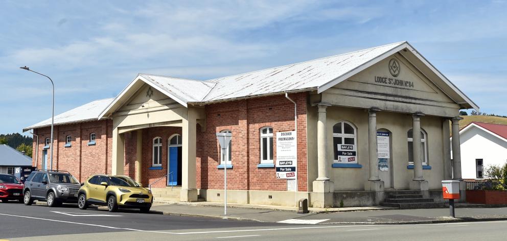 The former Lodge St John at 25 Gordon Rd, Mosgiel, pictured in February, was proposed to be...