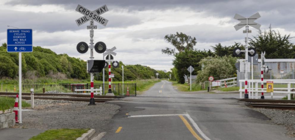 The Scruttons Rd rail crossing. Photo: Newsline