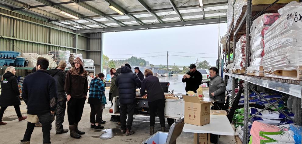 People enjoy a Beef+Lamb “Brunch on Us” event in Southland earlier this spring. Southland Rural...
