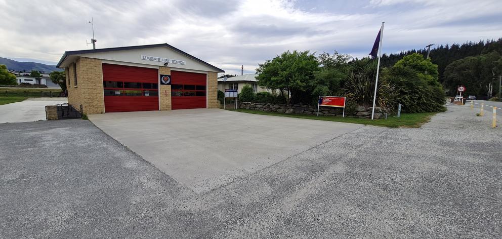 The earthquake-prone Luggate Fire Station will be refurbished and modernised in 2025. PHOTO:...