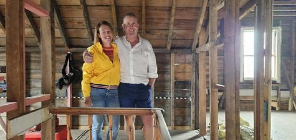 Wendy and John Hillary bought the 1864 home in 2014. PHOTO: DANIEL ALVEY