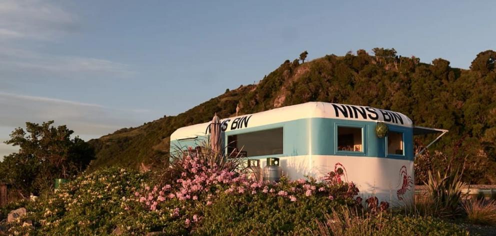 The Nins Bin caravan shop. Photo: Supplied