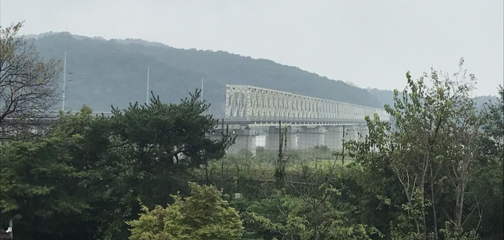 The restored Bridge of Freedom crosses the Imjin River between the two Koreas. PHOTOS: GILLIAN VINE