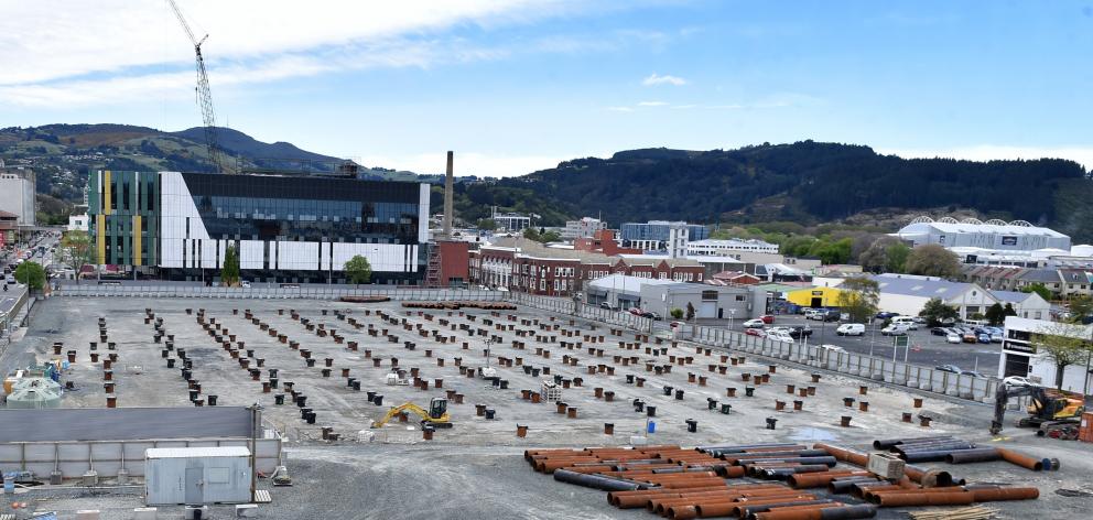 The new Dunedin hospital inpatient site. PHOTO: PETER MCINTOSH