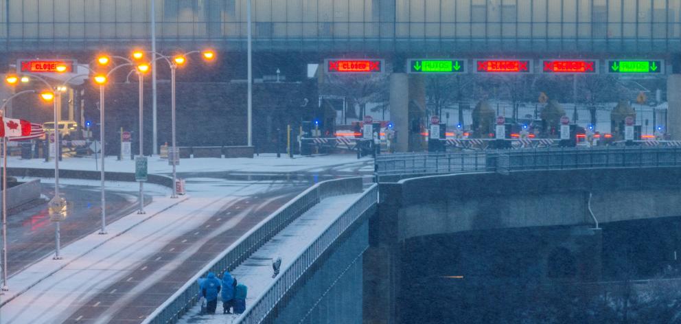 The border between Ontario and New York. President Donald Trump has been threatening tariffs for...