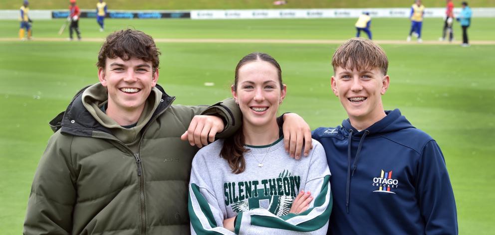 Thomas (left), Hannah and Jack O’Connor have all represented Otago at age group level, and Hannah...