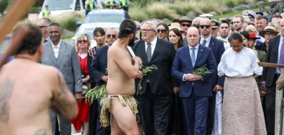 The prime minister was in Akaroa on Thursday. Photo: RNZ / Russell Palmer