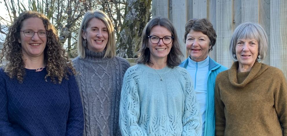 Health Action Wānaka trustees (from left) Lucy Middendorf, Monique Mayze, Nicky McCarthy, Bridget...