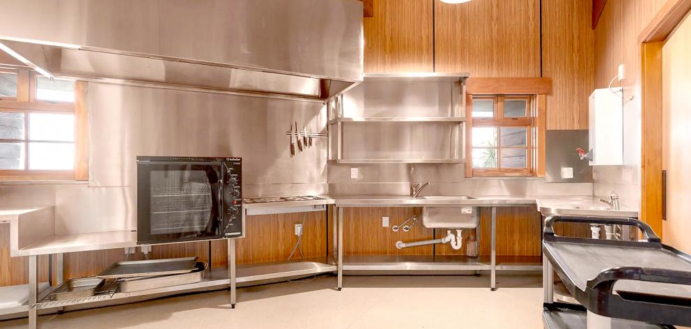 The home also has two expansive commercial kitchens. Photo: Supplied