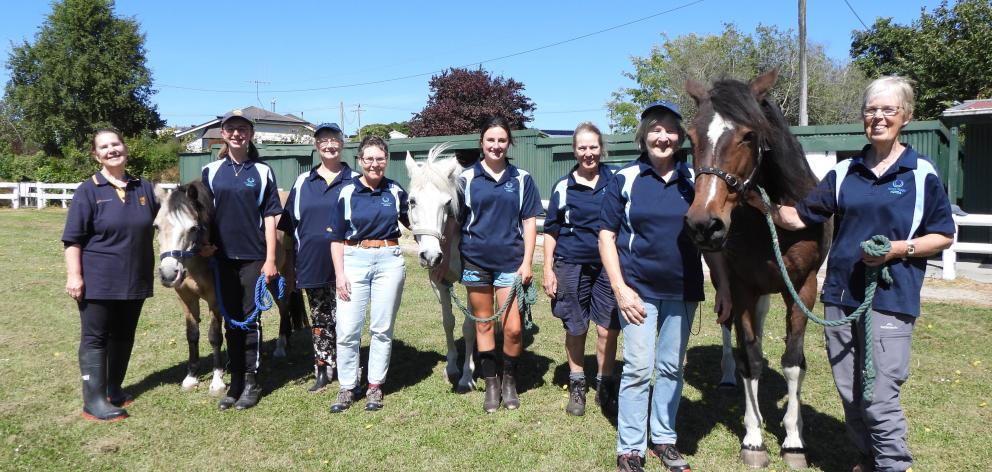 North Otago Riding for the Disabled core volunteers gathered at their Hayle St centre recently...