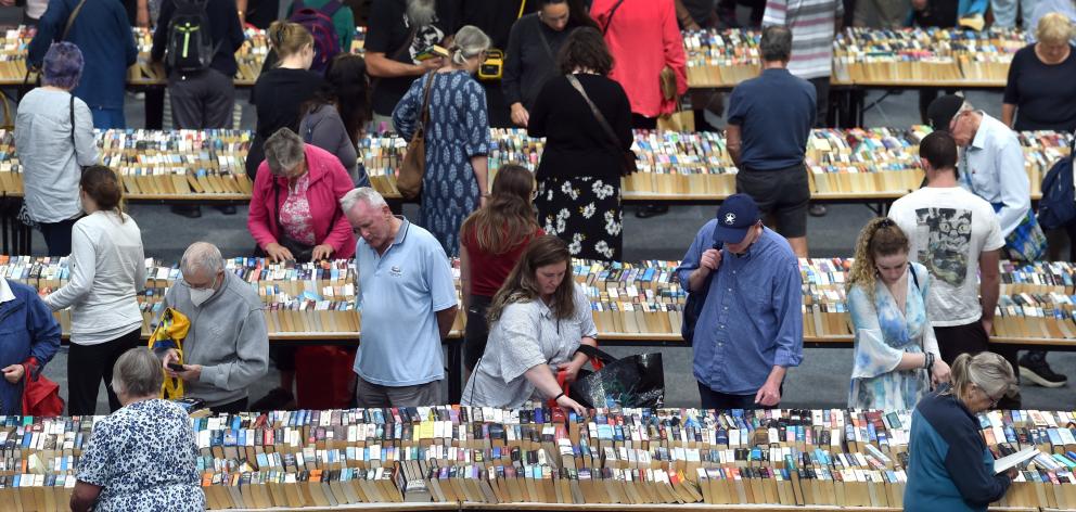 The Regent Booksale. PHOTO: PETER MCINTOSH