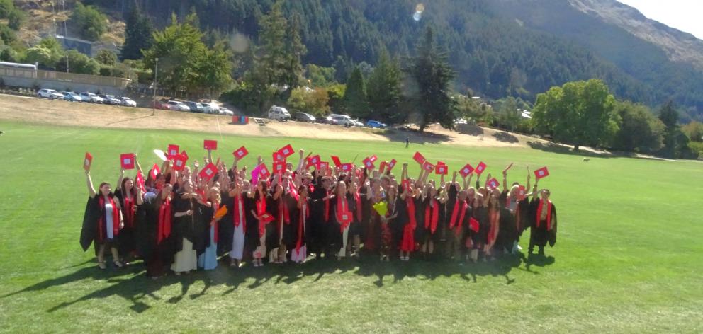 Queenstown Resort College students graduate with diplomas in adventure tourism management and...