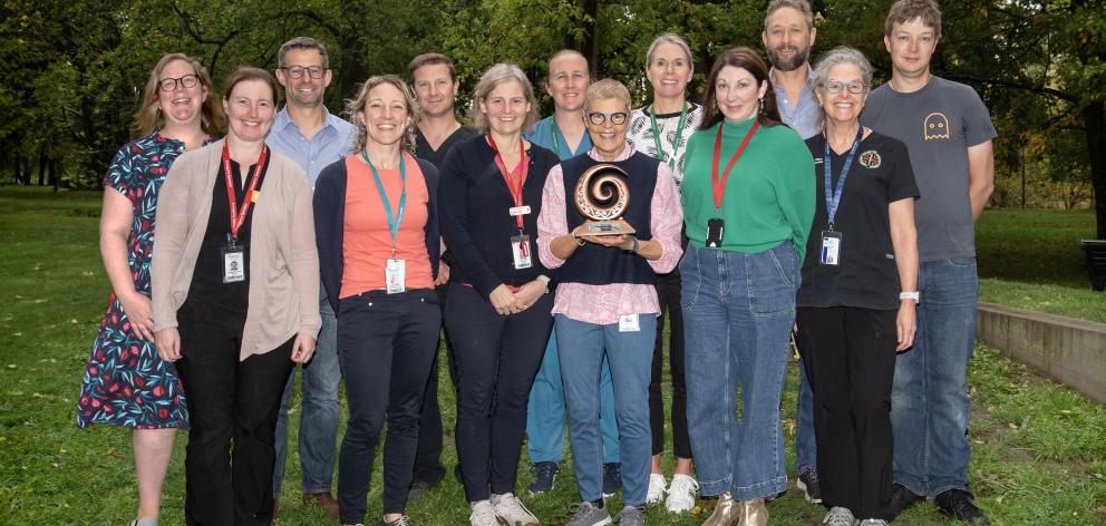 Some of the ED education team who won the 'Award for Thriving in Emergency Medicine'. Photo:...