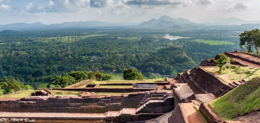 Fortress remains on the summit of Sigiriya. PHOTO: SUPPLIED