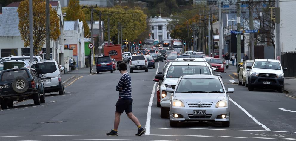 Frederick St in Dunedin could become part of State Highway 88. PHOTO: PETER MCINTOSH