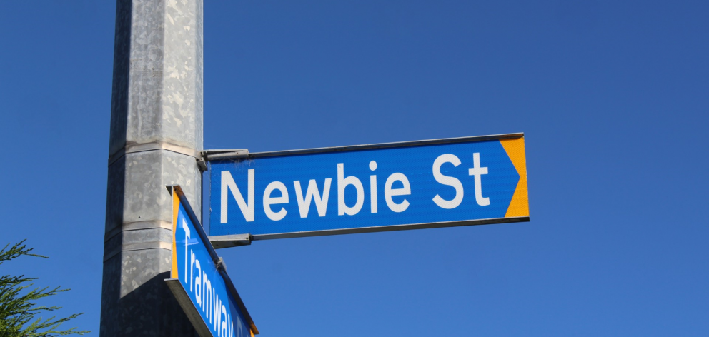Newbie St is about 600m in length and runs between John St and Tramway Rd. Photo: Matthew...