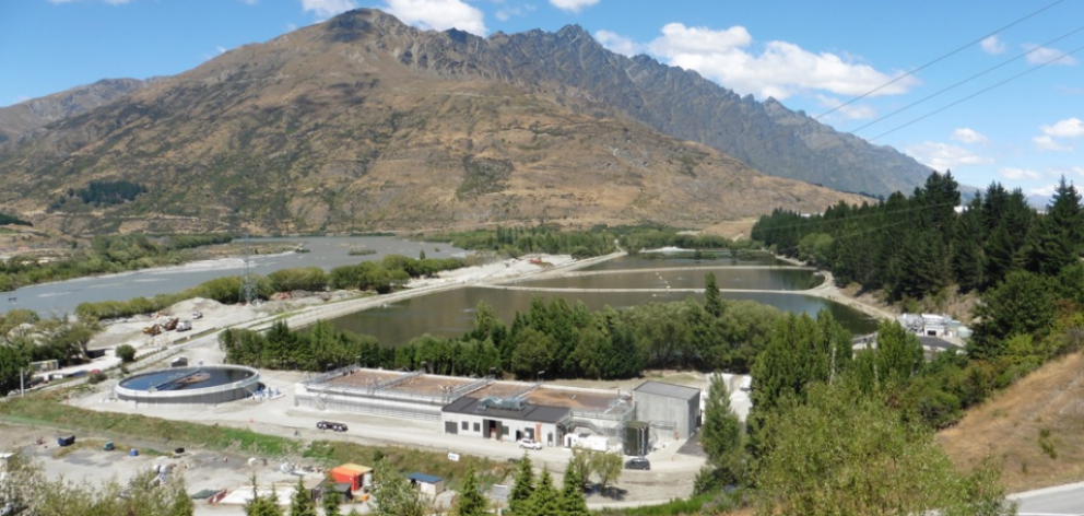 The Shotover wastewater treatment plant at Frankton. Photo: QLDC