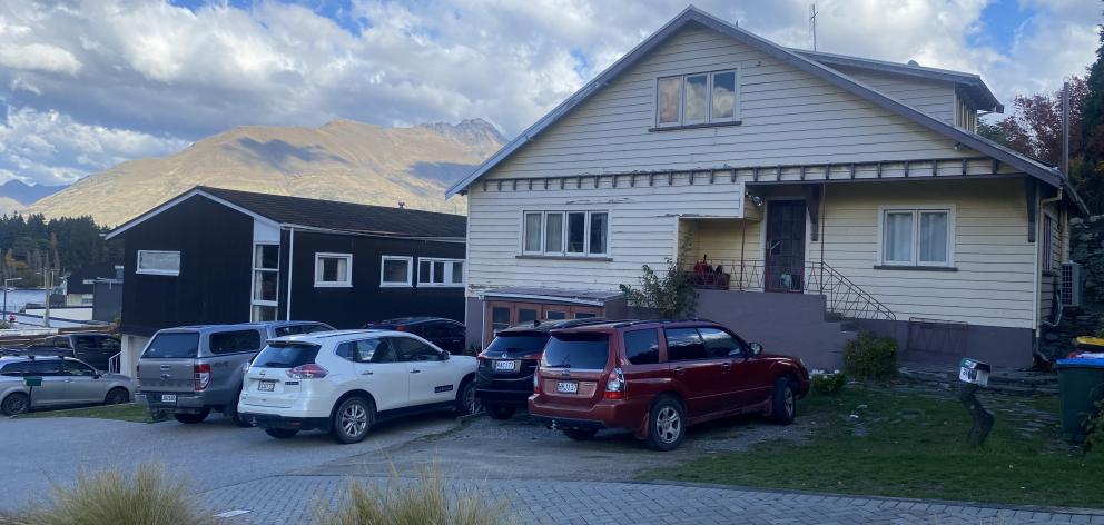The building replaces these two established houses. PHOTO: PHILIP CHANDLER