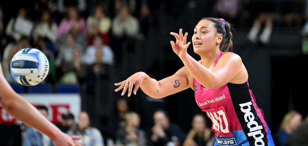Steel wing defence Renee Savai’inaea is back for her fifth year in the blue and pink. PHOTO:...