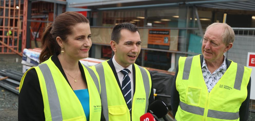 Finance Minister Nicola Willis and Health Minister Simeon Brown announced further details about...