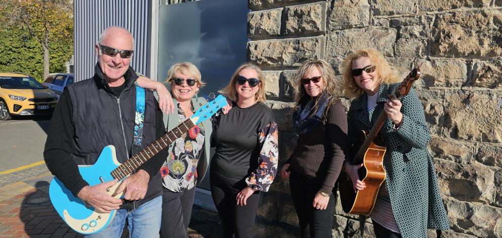 Preparing for the inaugural South Canterbury Songwriters Live Showcase are (from left) Kevin...