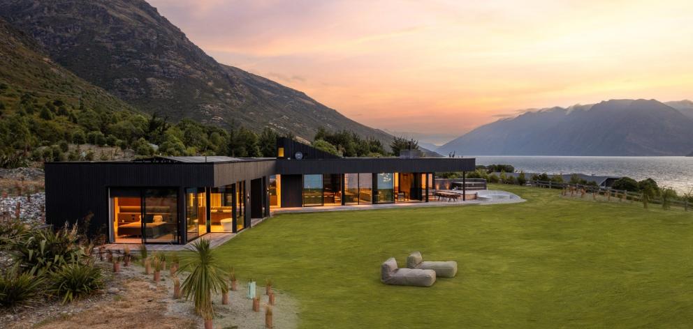 This four-bedder’s nestled on a prominent headland overlooking Drift Bay. PHOTO: SUPPLIED