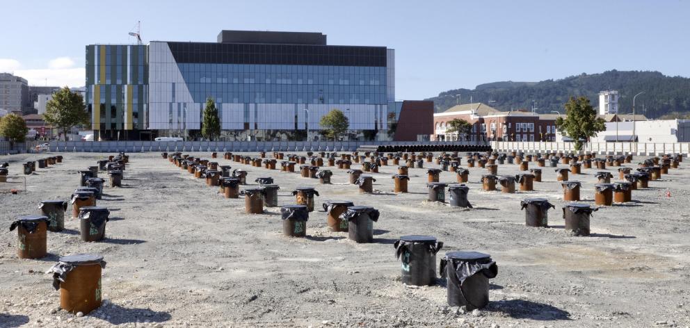 Still waiting for work to begin on the Dunedin Hospital inpatient site. The outpatient building...