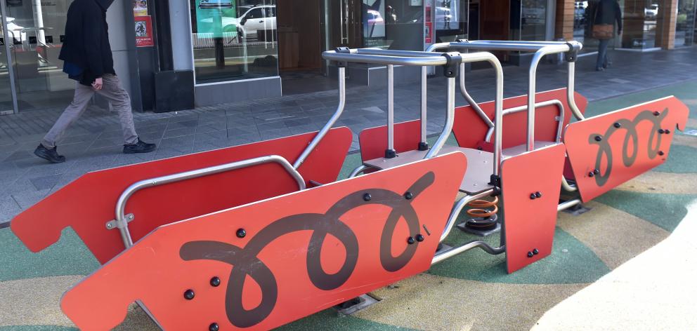 The accessible seesaw has returned to George St’s playspace following a four-month absence after...