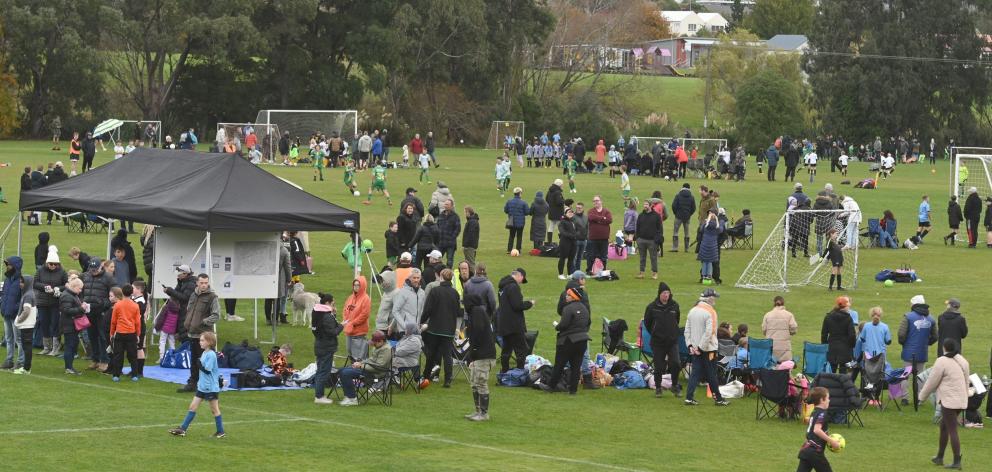 The annual Green Island sevens football tournament. PHOTO: LINDA ROBERTSON