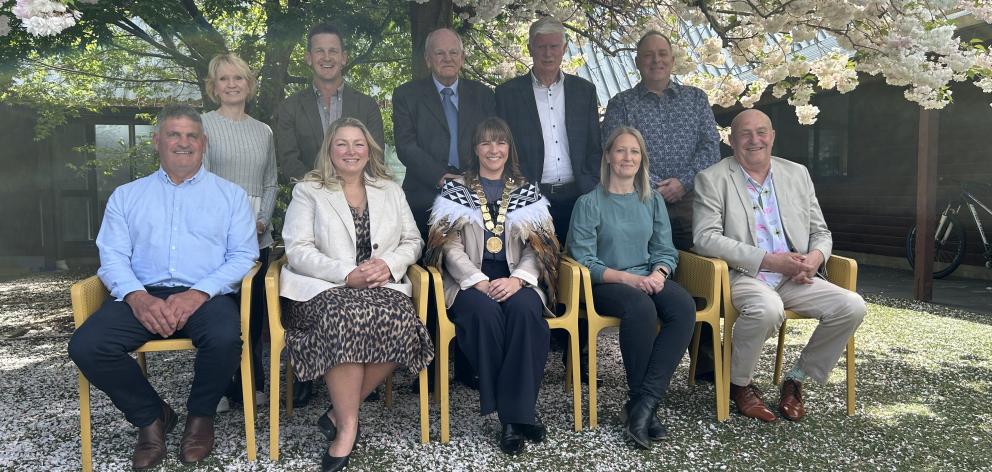 Councillors for the new triennium sworn in at the Central Otago District Council on Friday are ...