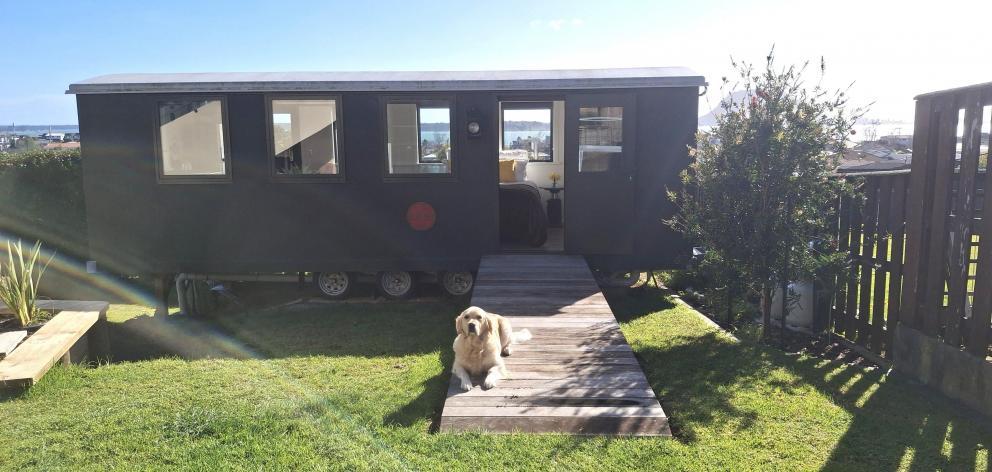 PEOPLE'S CHOICE AWARD: The winner at the New Zealand Tiny House Awards was a recreation of a...
