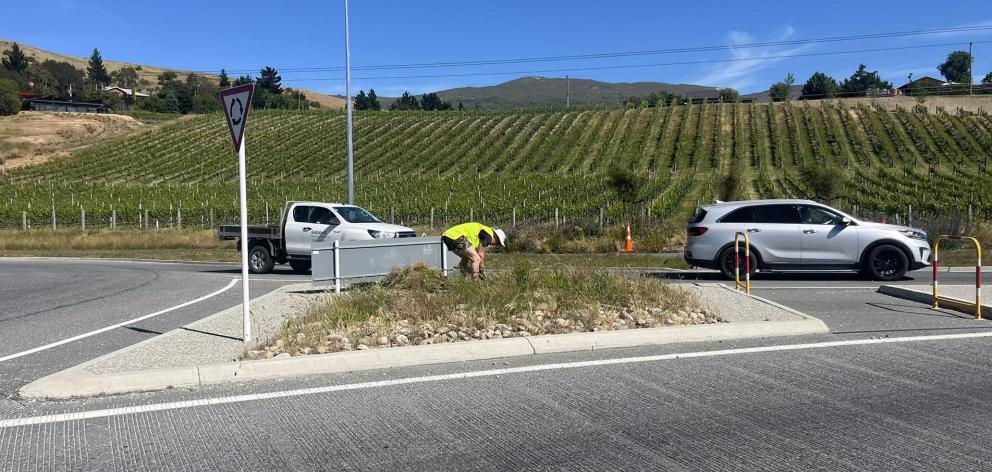 Wally Sanford was praised on social media for taking the initiative to remove weeds on Cromwell’s...
