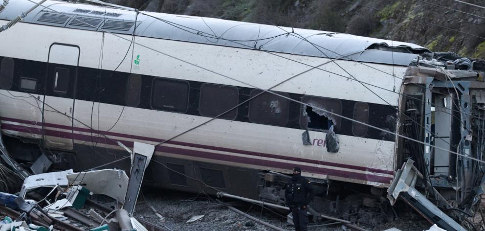The crash involving two trains happened on Sunday night near  Adamuz in the province of Cordoba....