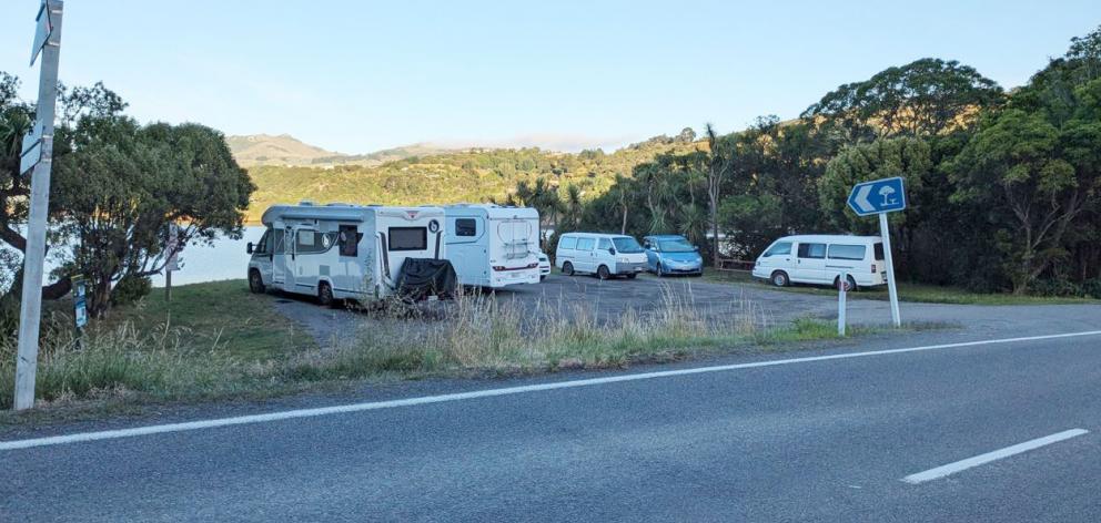 Residents want freedom camping to be prohibited from Robinsons Bay. PHOTO: John Curry