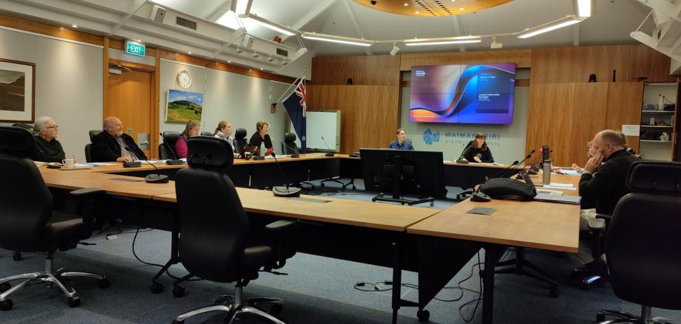 The Waimakariri Zone Committee met on Monday. Photo: David Hill / North Canterbury News