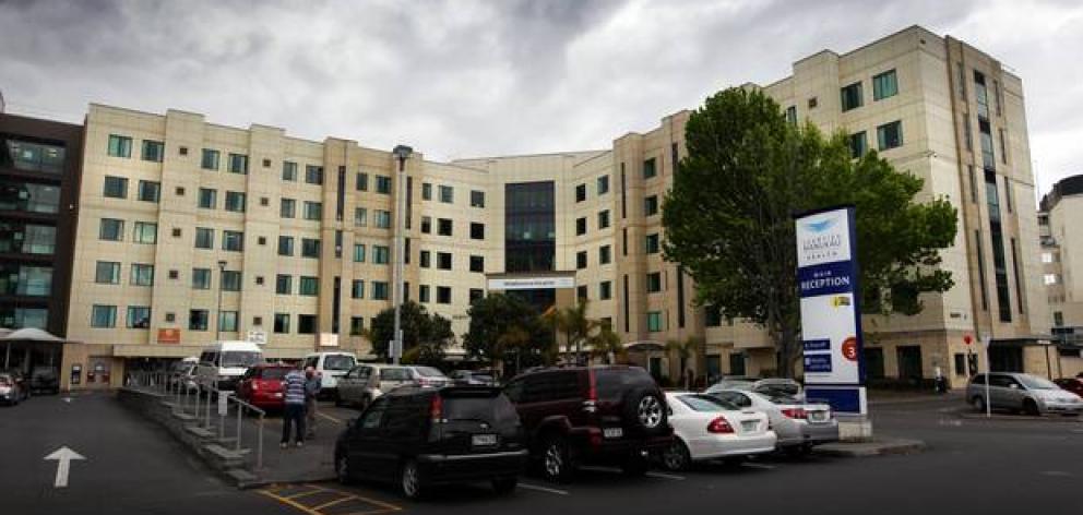 The injured driver was treated at Middlemore Hospital. Photo: NZ Herald 