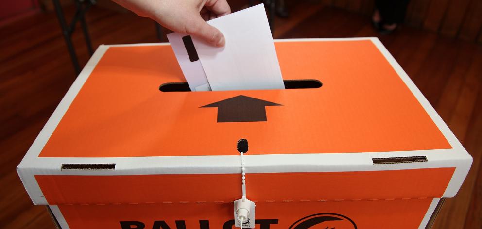 The general election will be held on September 23. Photo: ODT files 