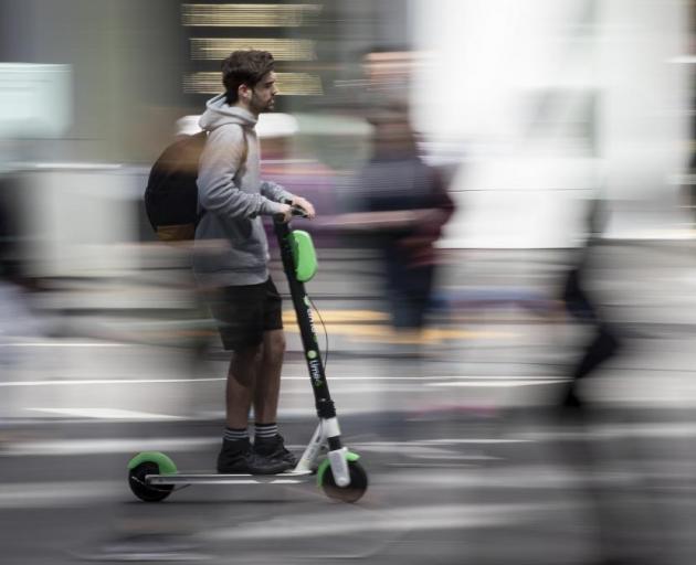 Lime scooters have a week to state their case. Photo: NZ Herald 